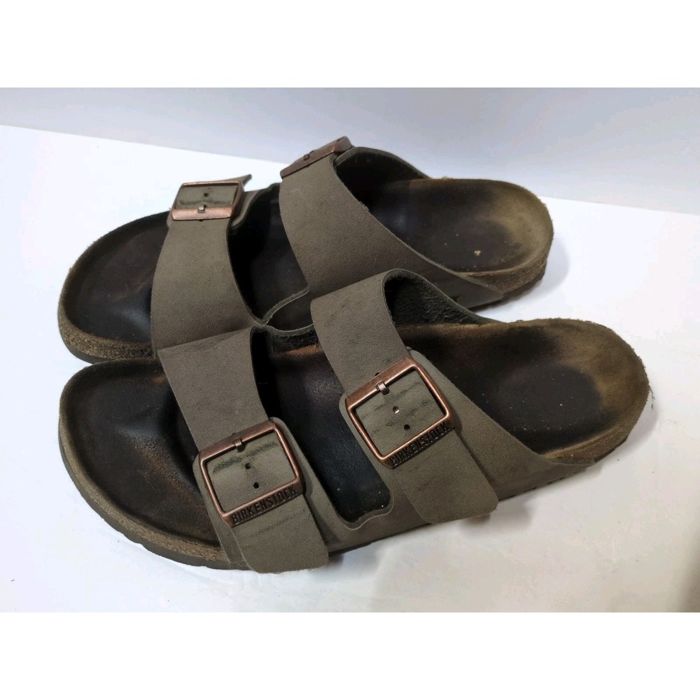 Birkenstock Arizona Mocha Birko Flor Sandal Women's Sz US 10/10.5 /EU 41 Buckles